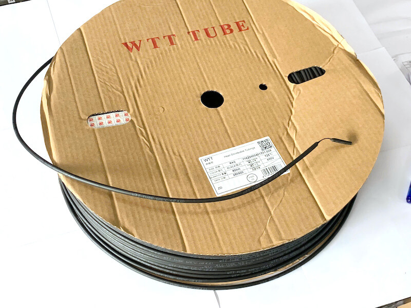 Ống gen co nhiệt bằng nhựa (polyolefin) phi 4mm dài 1m