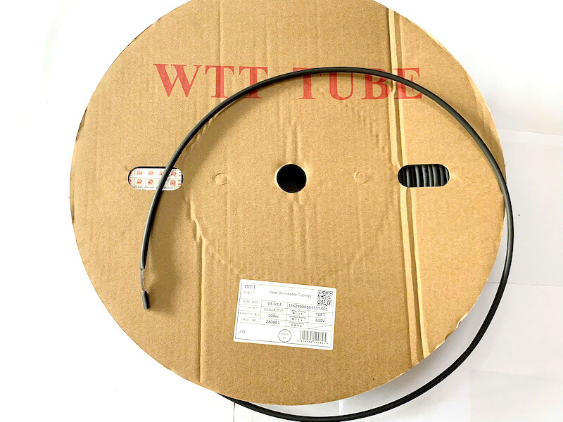 Ống co nhiệt bằng nhựa (polyolefin) phi 5mm dài 1m