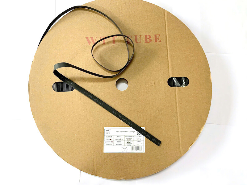 Ống gen co nhiệt bằng nhựa (polyolefin) phi 7mm dài 1m