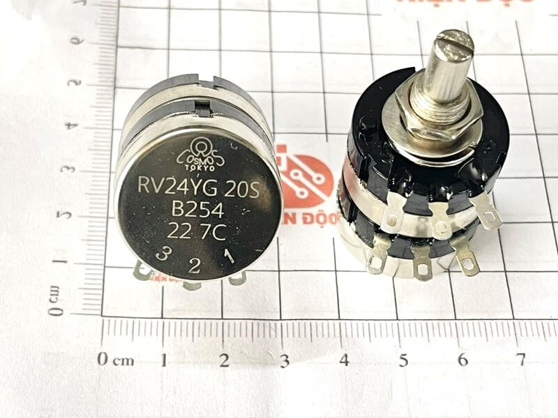 Biến trở đôi TOCOS RV24YG 20S B254 250K 2W