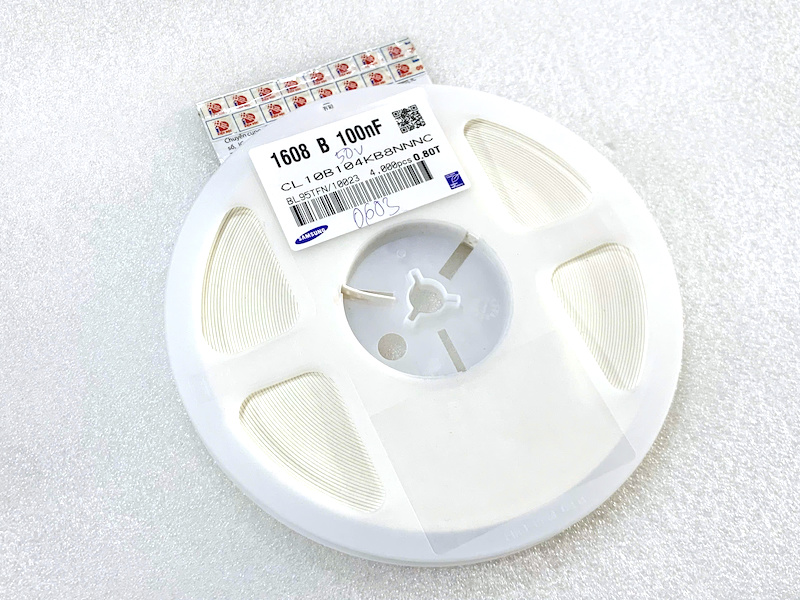 Tụ dán 0603 100nF 0603 104J 50V 0.1uF sai số 5%(dây 10 chiếc)