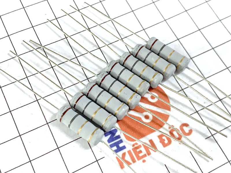 Điện trở vạch 3W 1.8R 5% 4 vòng màu