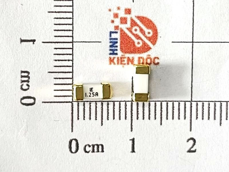 Cầu chì sứ dán 1.25A 125V LF1.25A 6.1×2.69mm 1808 - Ảnh 2