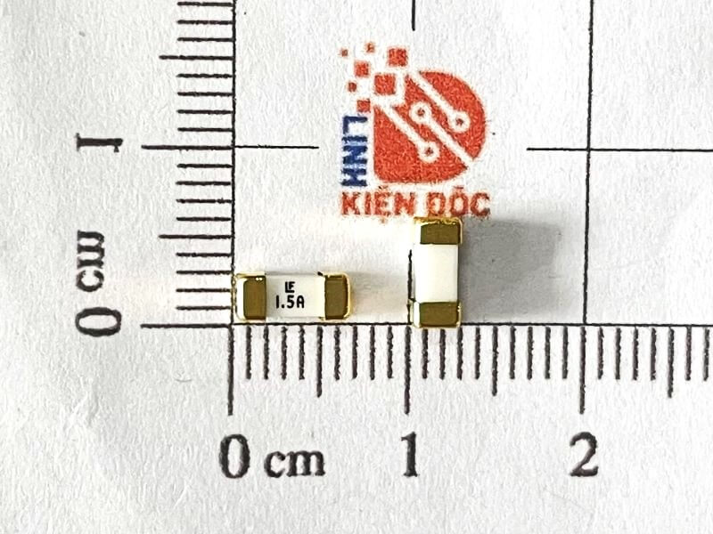 Cầu chì sứ dán 1.5A 125V LF1.5A 6.1×2.69mm 1808 - Ảnh 2