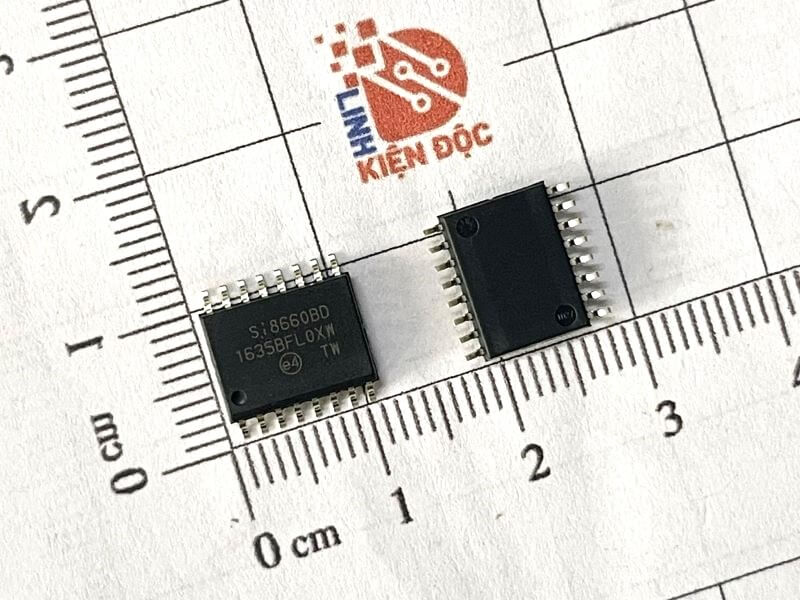 Si8660BD SI8660BD-B-ISR IC cách ly số Digital Isolator 6 kênh SOP16 - Ảnh 2