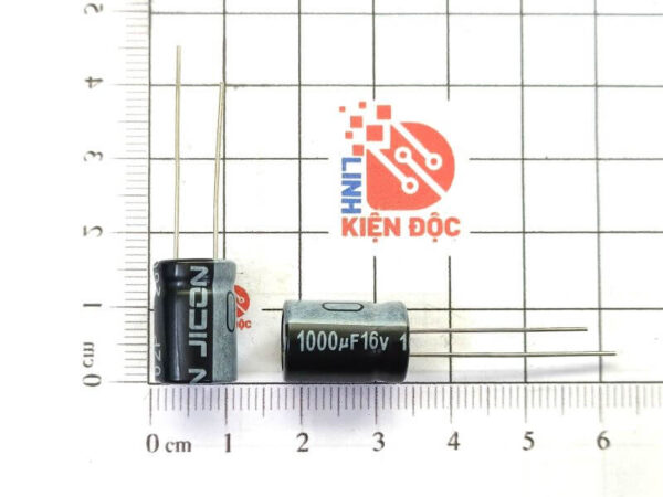 Tụ hóa JICON 1000uF 16V 105°C kích thước 10x16mm nhập khẩu