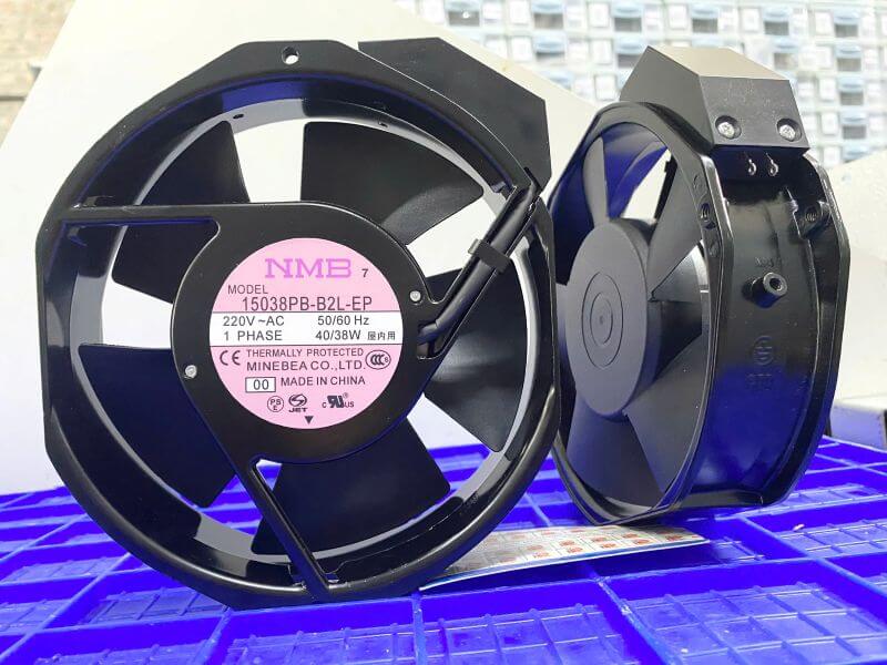 Quạt tản nhiệt NMB 15038PB-B2L-EP 220VAC 172x150x38mm - Ảnh 2