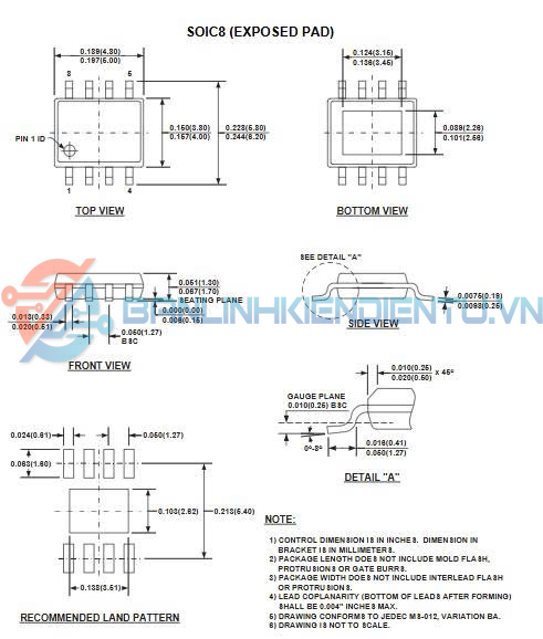 Kích thước MP4560DN