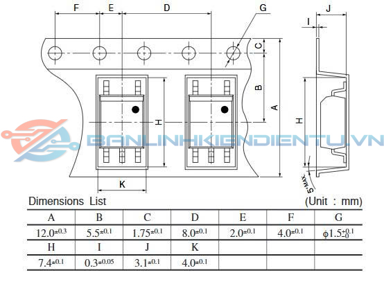 Kích thước PC411L