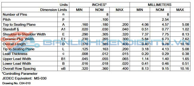 Kích thước TC4420CPA 2