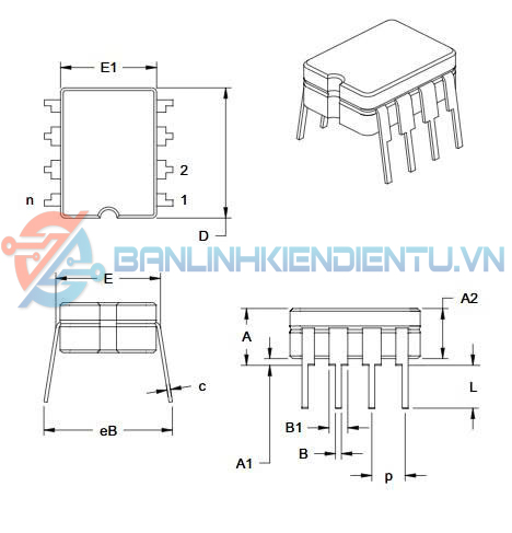 Kích thước TC4420CPA 2