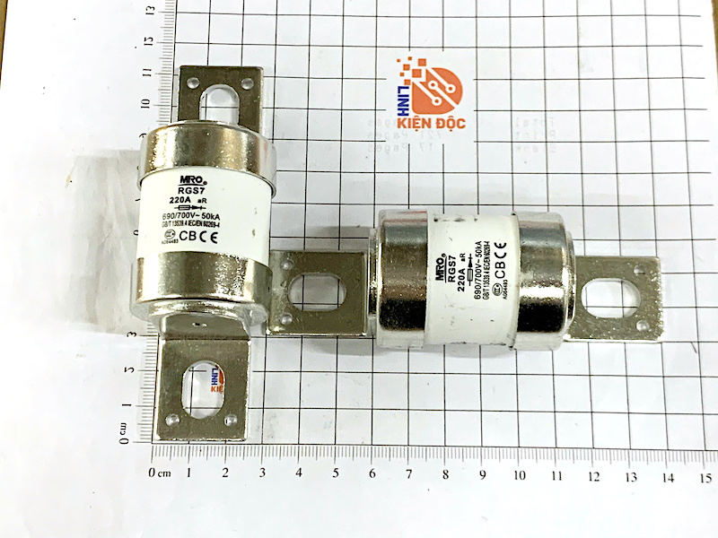 Cầu chì RGS7 220A 690V Mro 110x25mm mới