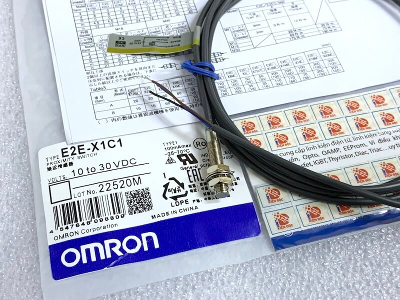 Cảm biến tiệm cận E2E-X1C1 10-30VDC - Ảnh 2
