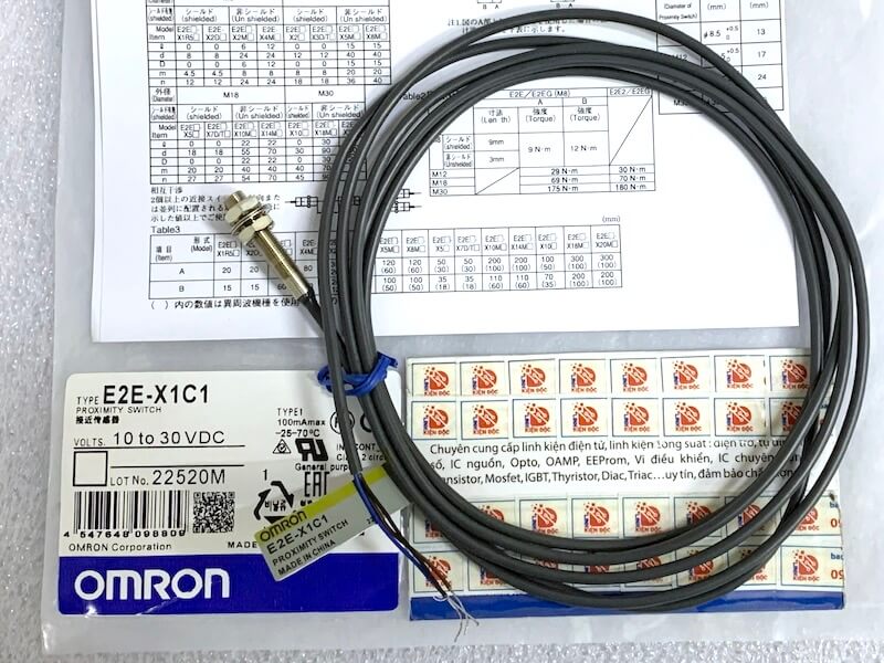Cảm biến tiệm cận E2E-X1C1 10-30VDC