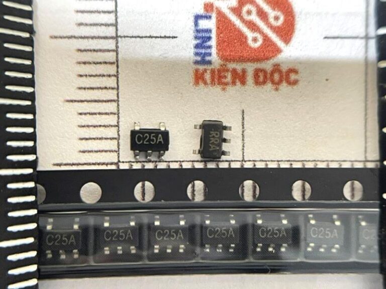 LMV7271MFX IC so sánh kí hiệu C25A SOT23-5 - Ảnh 2