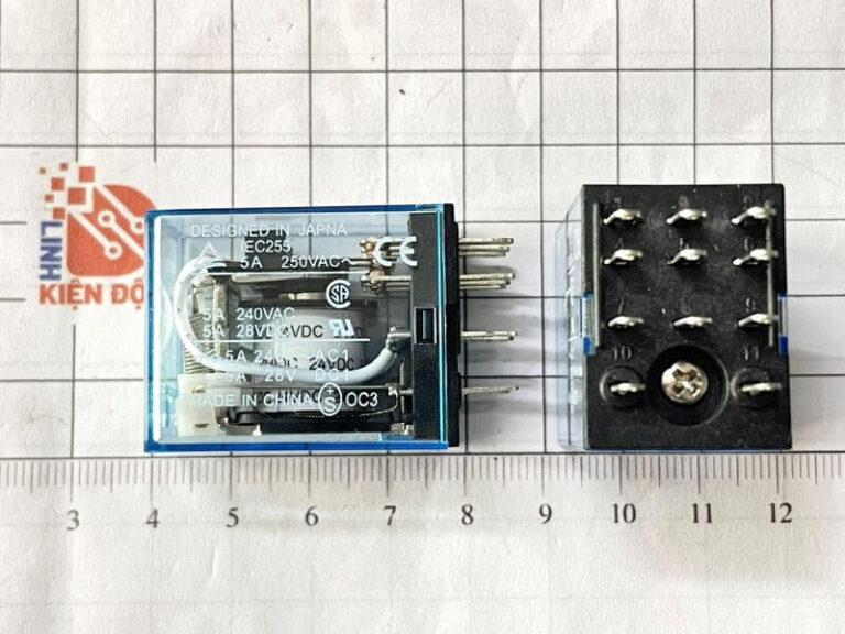 MY3NJ-DC24V Relay Omron trung gian 5A 24V 3 cặp NO/NC 11 chân chính hãng - Ảnh 2