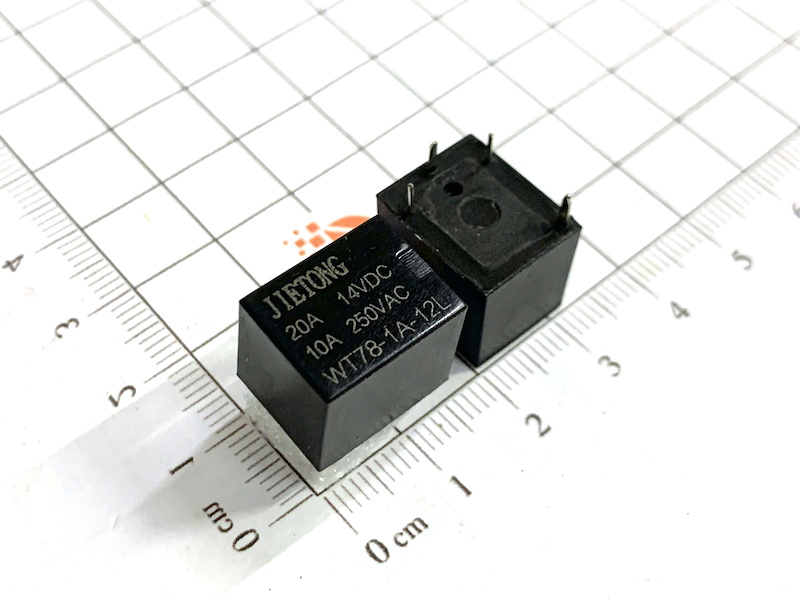 WT78-1A-12L Rơ le 12V 4 chân 10A luôn mở