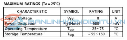 Thông số TA7358AP
