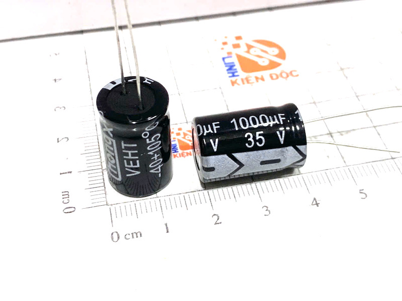 Tụ hoá 35V 1000UF CHONGX 18X35mm - Ảnh 2