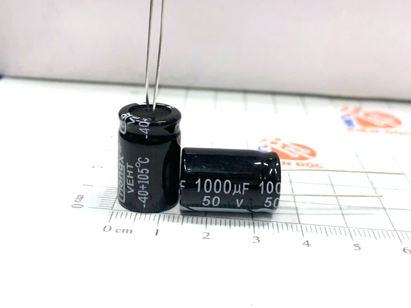 Tụ hoá 50V 1000UF CHONGX 13X20mm