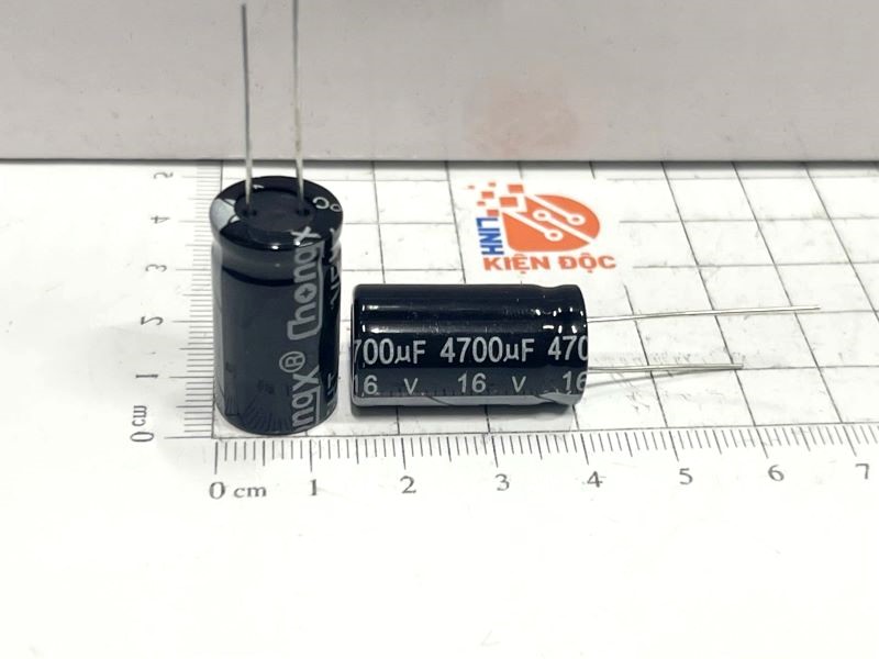 Tụ hoá 16V 4700UF CHONGX 13X25mm