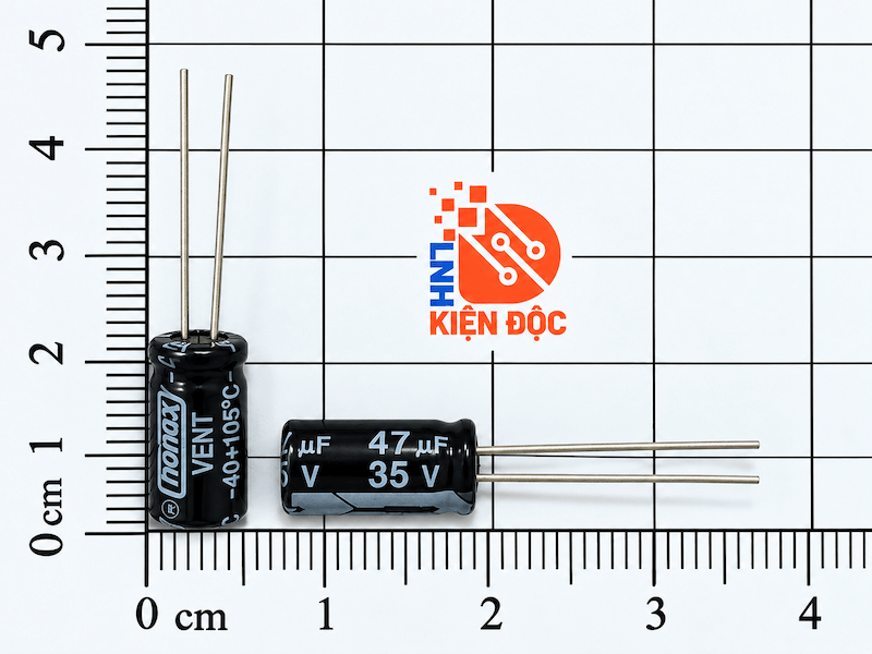 Tụ hoá 35V 47UF CHONGX 5X11mm