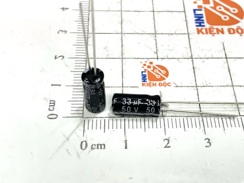 Tụ hoá 50V 33UF CHONGX 5X11mm