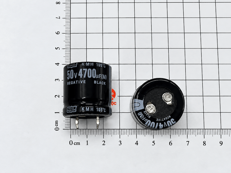 Tụ hóa 50V 4700UF NEGATIVE  25x25mm